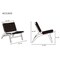 Manhattan Comfort Maintenon Leatherette Accent Chair in Black with Nature Feet ACCA03-NA - alternate 7